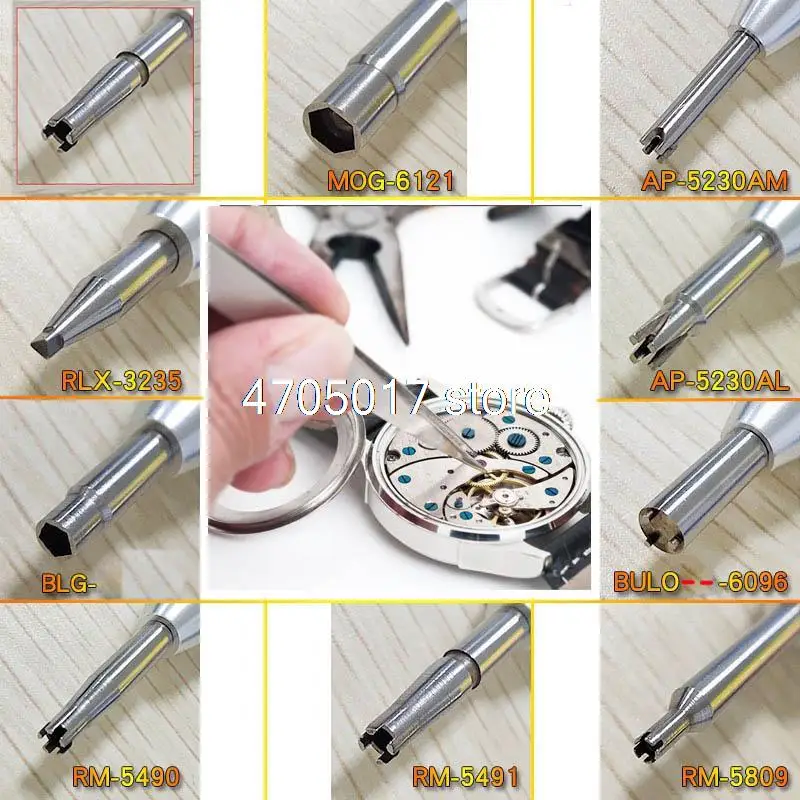 Watch Screwdriver for Audemars Piguet/ Bvlgari/Bulova /Oris/ IWC/Richard Wristwatch Repair Tool Kit Watchmaker Hand Operate