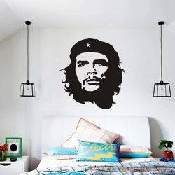 Che Guevara Silhouette Wall Decal Vinyl Decor Home Decoration Room Stickers  Celebrity