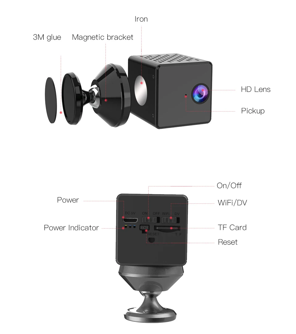 Vstarcam CB73 2MP 1080P Battery Power IP Camera AI Humanoid Smoke Alarm Cry  Detection Intercom Baby Monitor