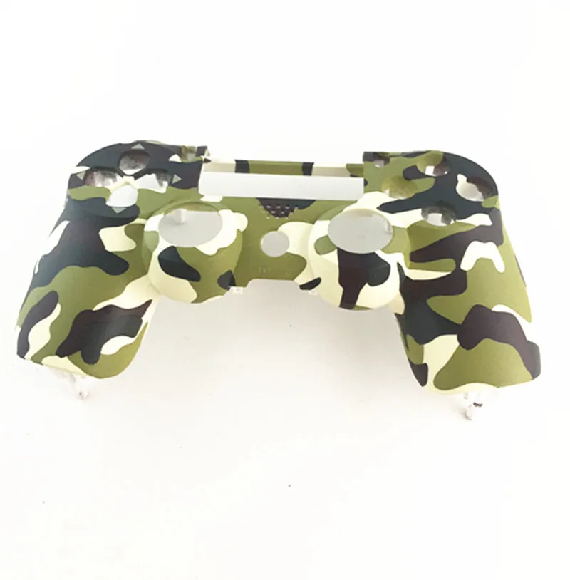 Камуфляжная мягкая сенсорная ручка, передний корпус, крышки на лицевые панели для контроллера PS4 Dualshock 4, геймпад, JDM-001, JDM-011, JDM-020