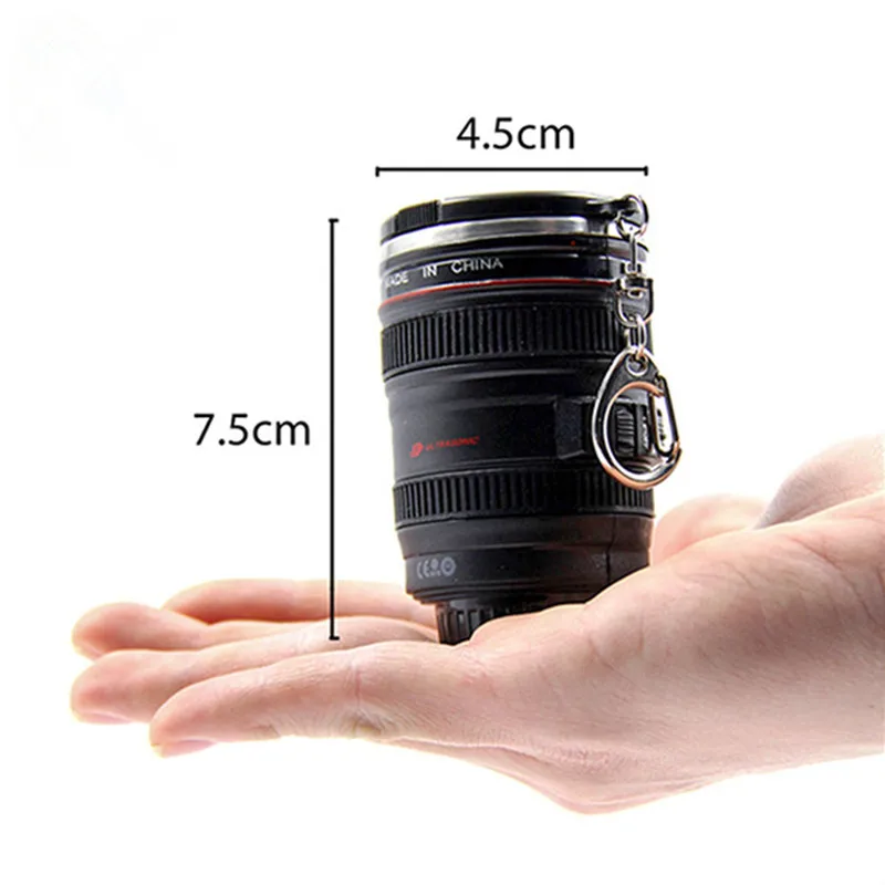 50ml Camera Lens Cups Mugs ABS+Stainless Steel Emulation Camera Thermos Cup Water Bottle Whisky Wine Cups For Outdoor Camping