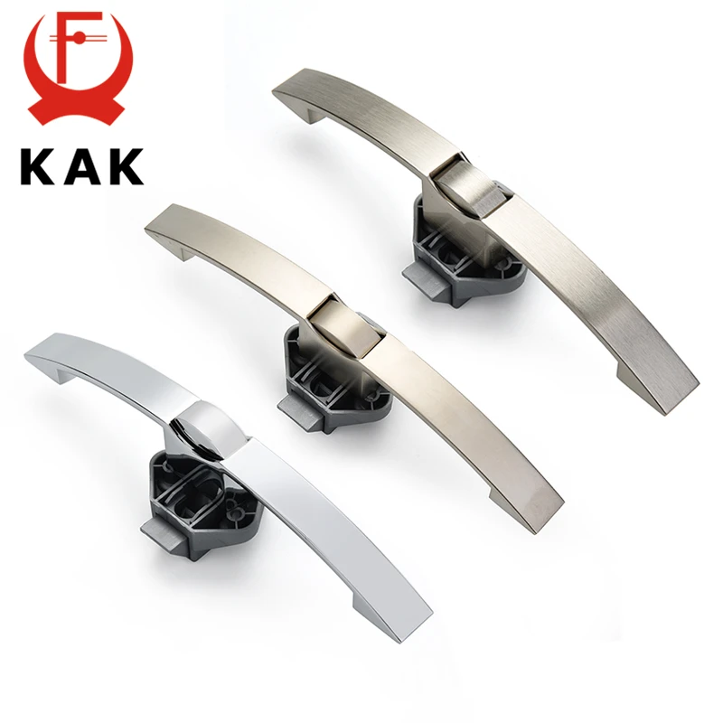 KAK Camper Car Push Lock with Handle RV Caravan Boat Motor Home Cabinet Drawer Latch Button Locks For Furniture Handle Hardware