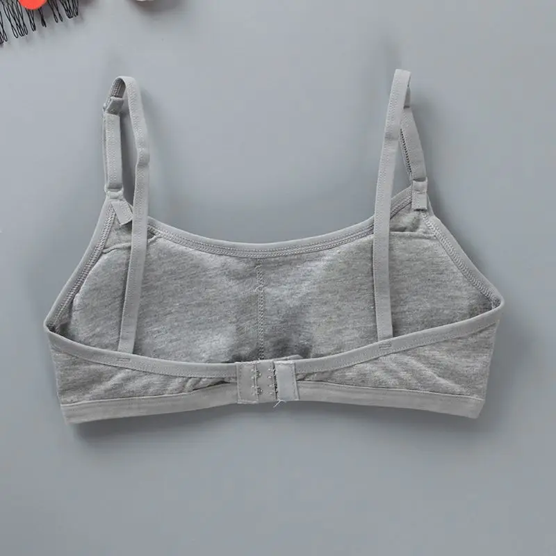 4 Colors/Set Soft Young Teenage Girls Bra Kids Training Small Vest Children Underwear for 8 9 10 11 12 13 14 15 16 Years Old