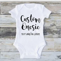 Niestandardowe białe Onesie | Spersonalizowane Onesie | Niestandardowy kombinezon dziecięcy | Niestandardowa koszulka dziecięca | Prezent na Baby Shower | Niestandardowa koszulka dla malucha