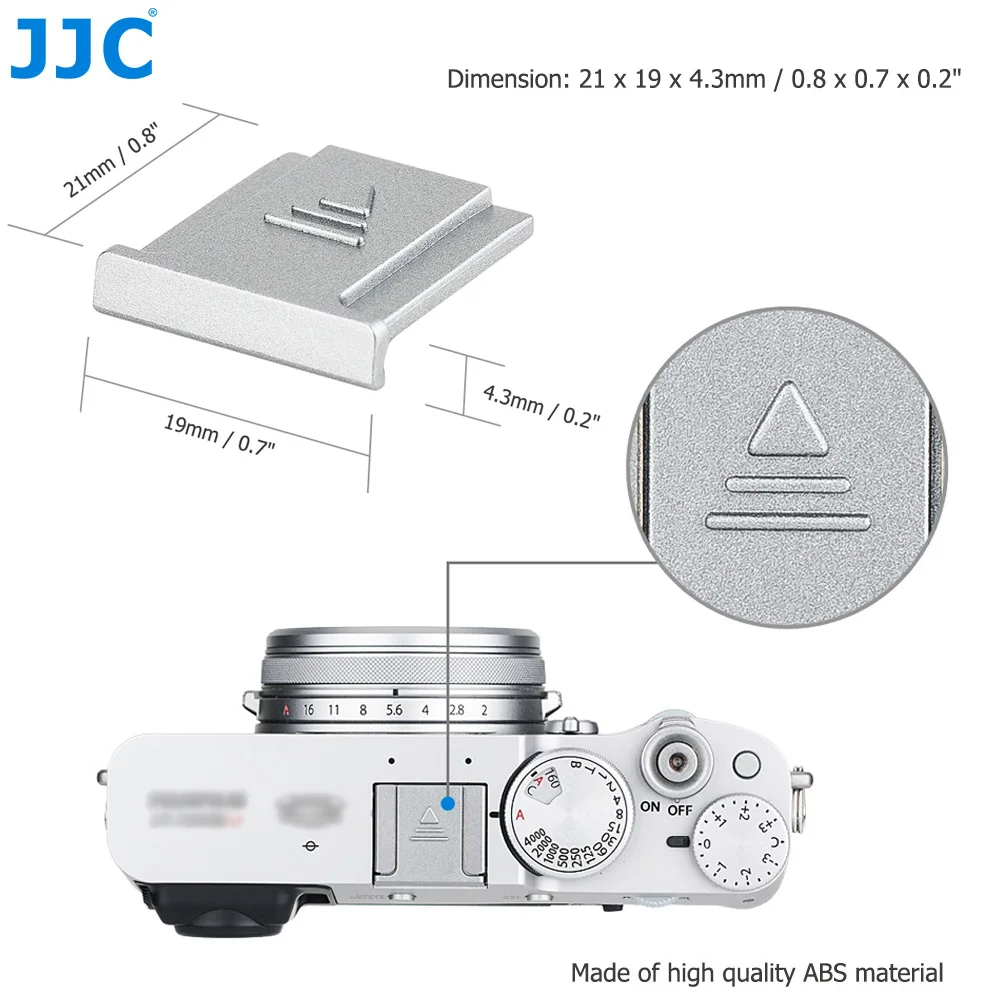 JJC 4PCS Camera Hot Shoe Cover Protector Cover for Fujifilm X-S20 X-H2 X100T X70 X30 XA7 XA5 XA3 GFX 50S II 100 50R XH1 Xpro3