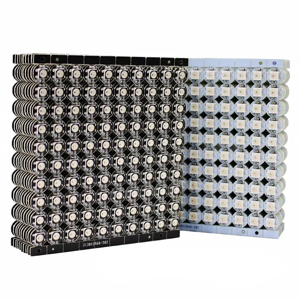 50 ~ 1000 sztuk 4-Pin WS2812B WS2812 LED Chip & Heatsink 5 V 5050 RGB WS2811 IC Ingebouwde