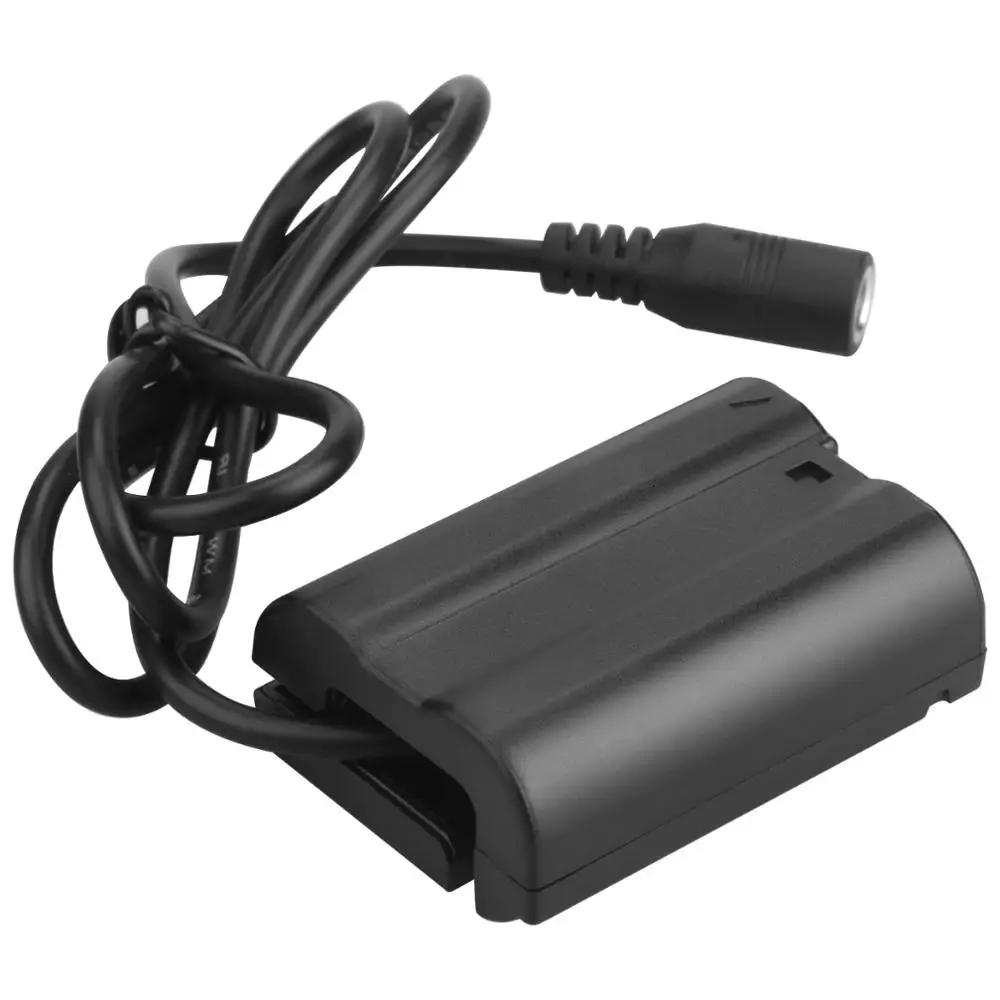 EU/ US EN-EL15 Dummy Battery with AC Power Adapter Charger Kits for Nikon D800 D810 D500 D600 D610 D750 D7000 Z6 EP-5B