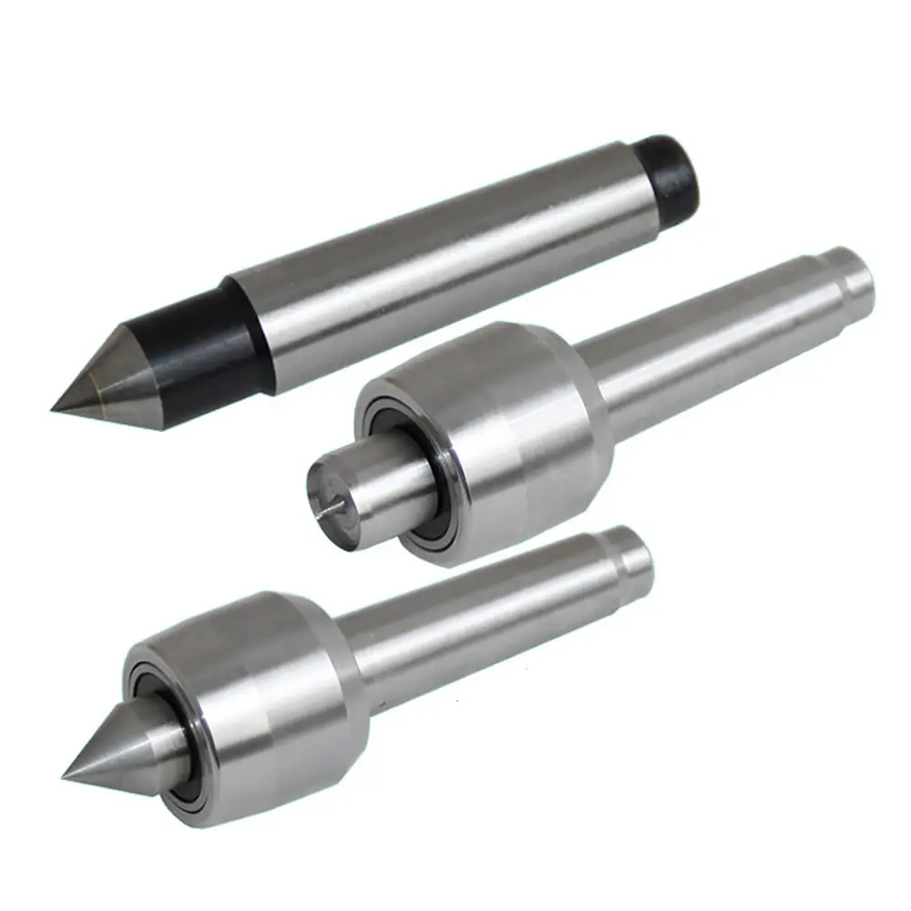 Live Center Taper Accuracy Steel Mohs MT2 Light Duty Live Center CNC Rotary Axis Tailstock Cutter Lathe Tool