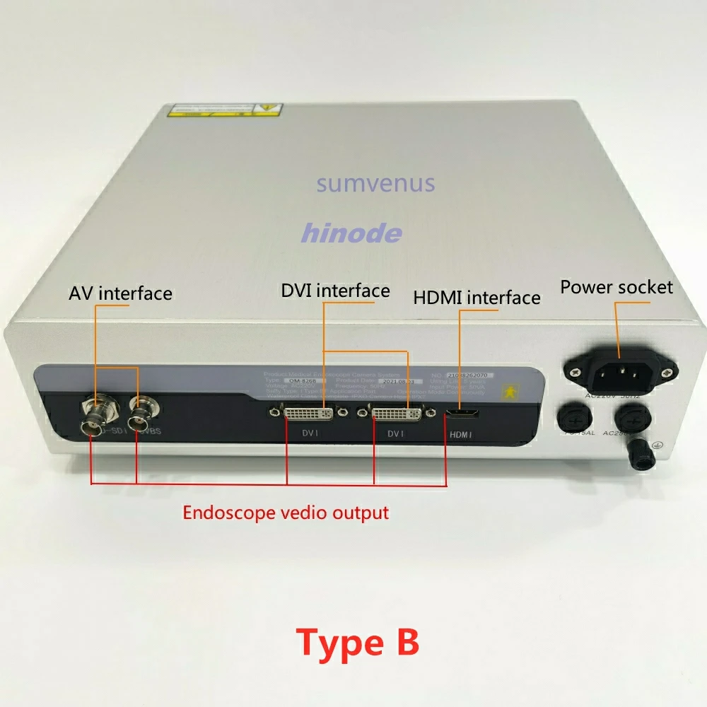 HD Medical ENT Laparoscopy Hysteroscope Cystoscope  Examination Surgical Endoscope LED Cold Light Source and Camera Ouman