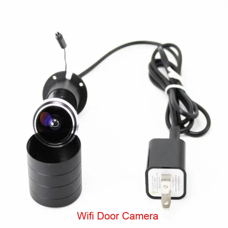 

Wifi 1080P Door Eye Hole Camera Cat Eye Wide Angle Lens Mini IP Camera Wired P2P Onvif Peephole Home Security