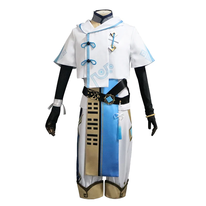 

Game Genshin Impact Cosplay Costume Chongyun Cosplay Chong Yun Halloween Christmas Men Cos Clothing Set