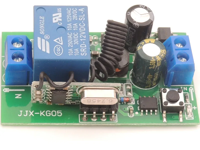 Diese inteligentne oświetlenie domu bezprzewodowy pilot przełącznik 433Mhz 110V 220V 10Amp rf przekaźnik odbiornik i nadajnik, dla żarówki lampy