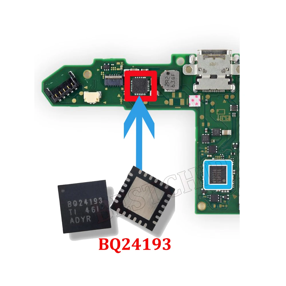 PI3USB BQ24193 Battery Management Charging Original IC Chips For Nintendo Switch Console