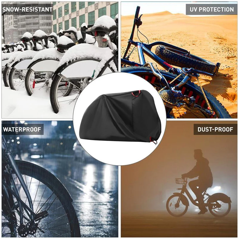 HSSEE Official Authentic Bicycle Waterproof Snow Cover Rain UV Cover 210D Oxford 20“ to 29\