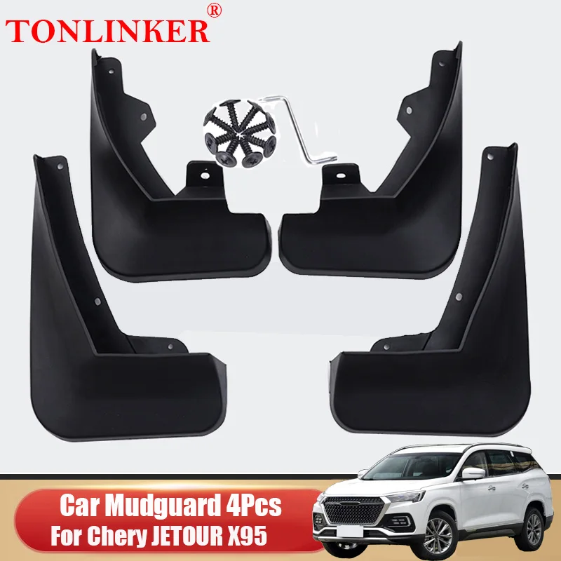 

Car Mudguard For Chery JETOUR X95 2020- Front Rear Mud Flaps Mudguards Splash Guards Fender Mudflaps 4Pcs Set Accessories