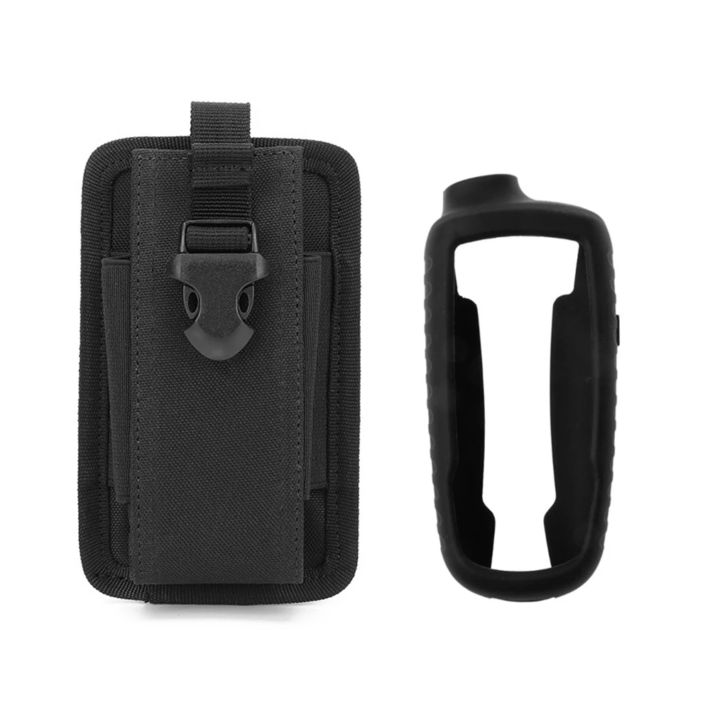 Outdoor Military Tactical Pouch Portable Bag + Silicone Case for Handheld GPS Garmin GPSMAP 64SX 64 65 64ST 65SR 64S 62S 62ST