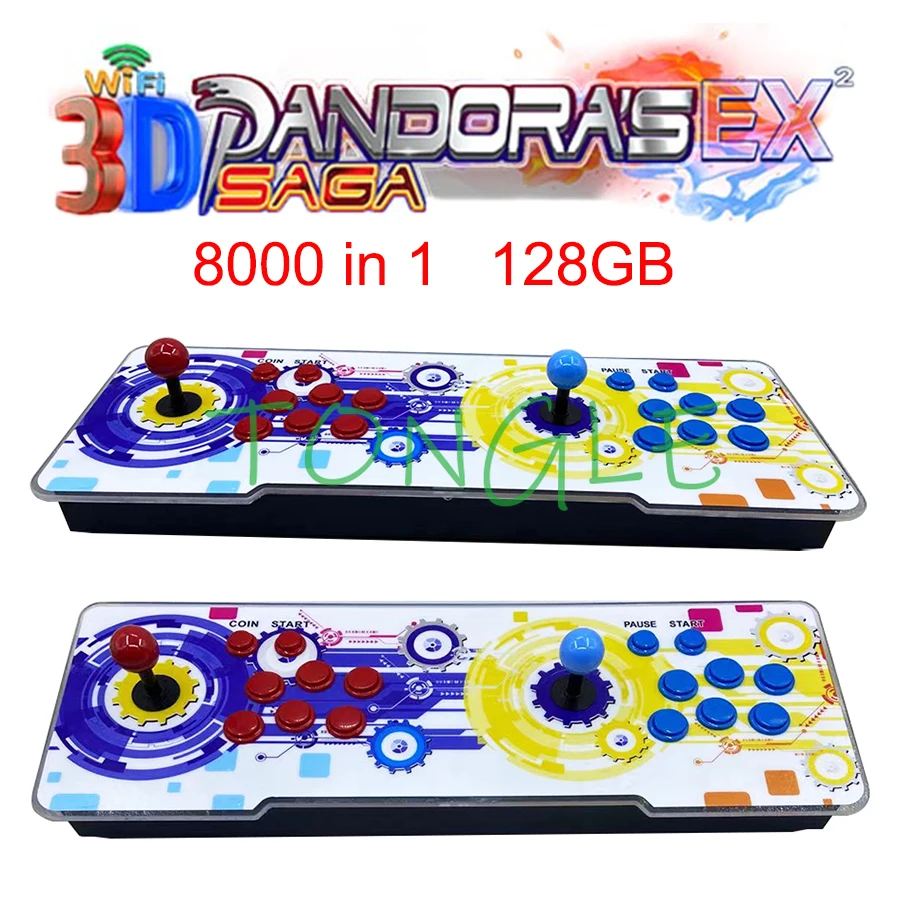 

Pandora 3D WIFI EX SAGA Arcade Box 8000 In 1 TV Console Save Function Multiplayer Joysticks Arcade Game Cabinet 4 Players