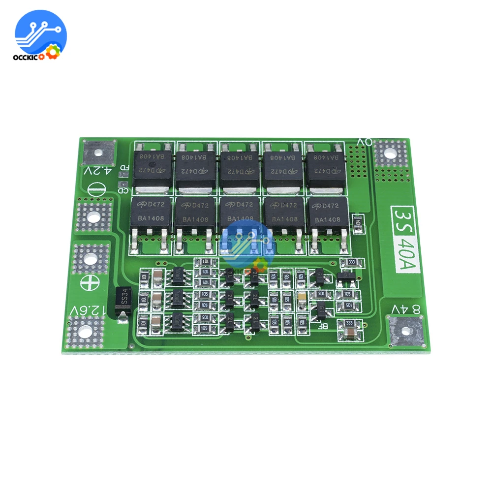 Smart BMS 3S 4S 40A 60A 12v 48v 18650 ładowarka akumulatorów litowych ochrona balance Board z balancerami korektor DIY kit