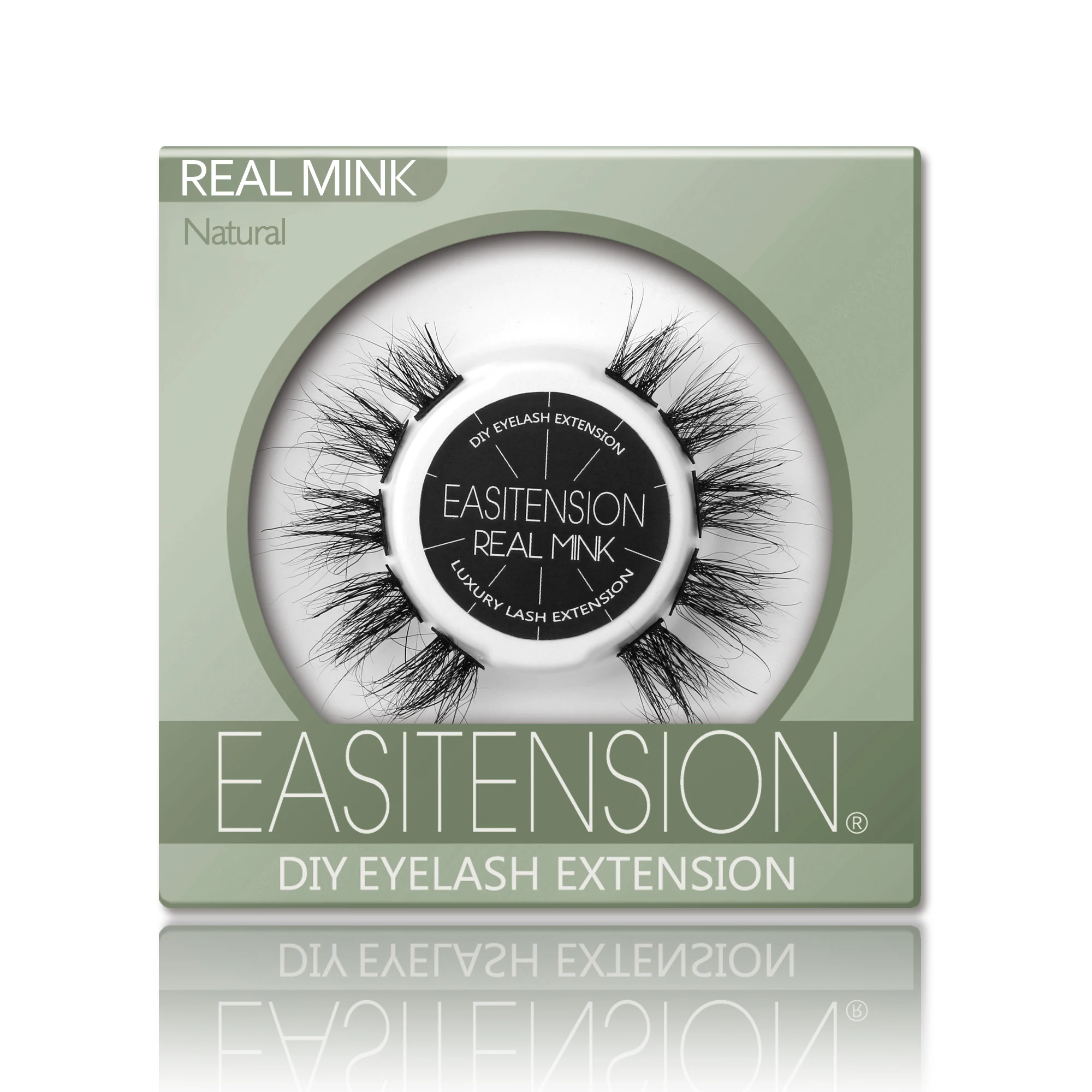 EASITENSION DIY Lash Segmented Mink Lashes Fluffy Messy 3d Cluster Lashes Mix Individual Eyelashes Extensions