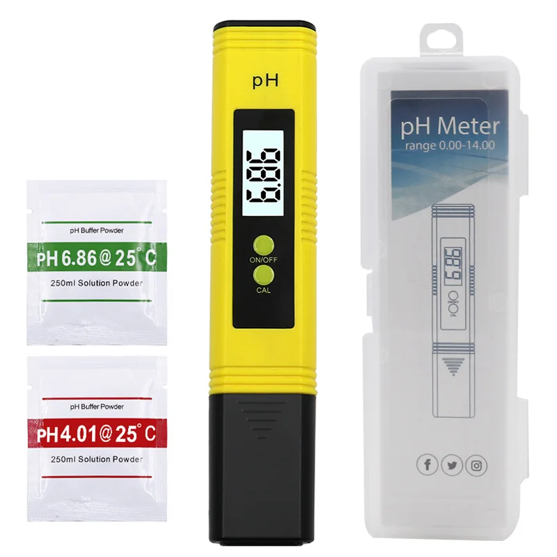 

PH meter 0.01 PH High precision water quality tester with measuring range PH Test pen suitable for swimming pool aquarium