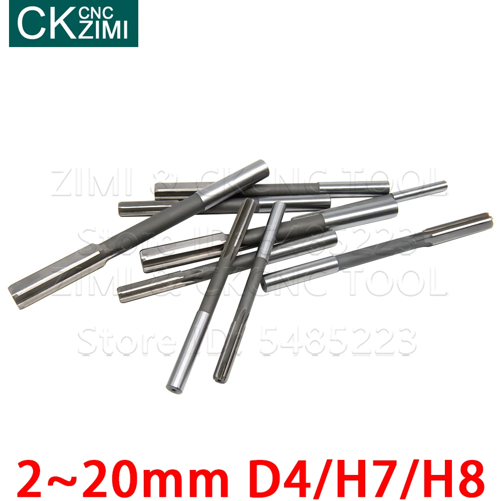 1 Máy Tính 2 ~ 20Mm D4 H7 H8 HSS Chucking Mũi Doa Máy Có Ngăn Thép Tốc Độ Cao Quay Dụng Cụ Thẳng lắc Chân CNC Máy Công Cụ