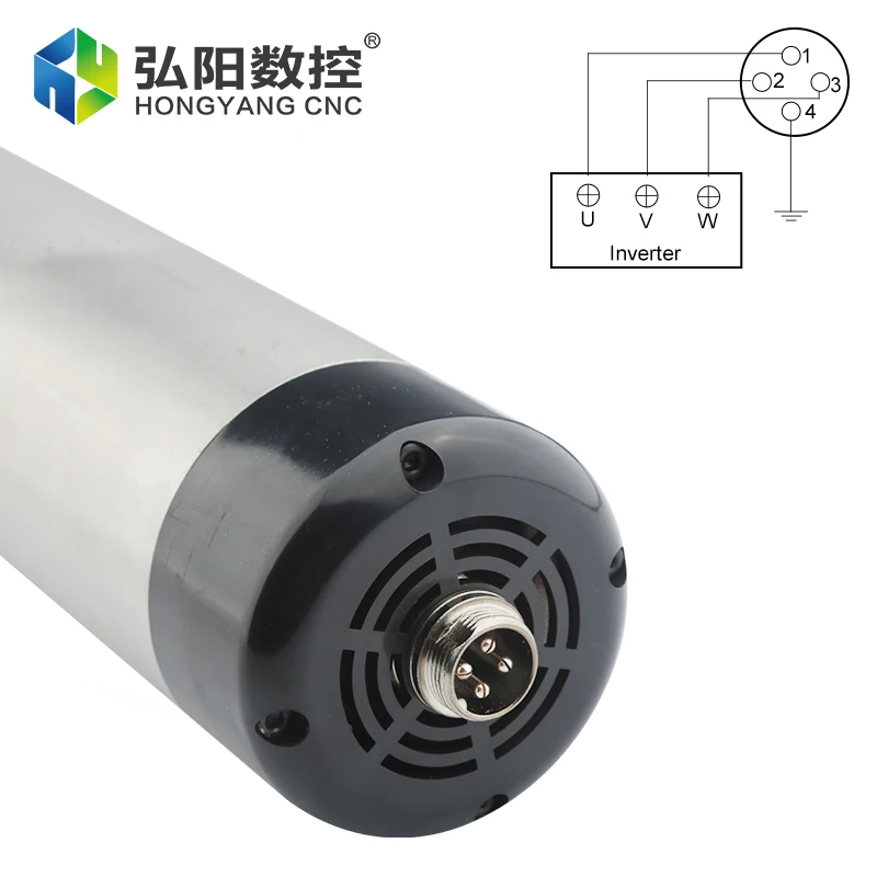 220 فولت 0.8KW نك تبريد الهواء المغزل المحرك ER11 24000 دورة في الدقيقة D = 80 مللي متر النجارة المغزل المستديرة ل نك راوتر النقش والطحن