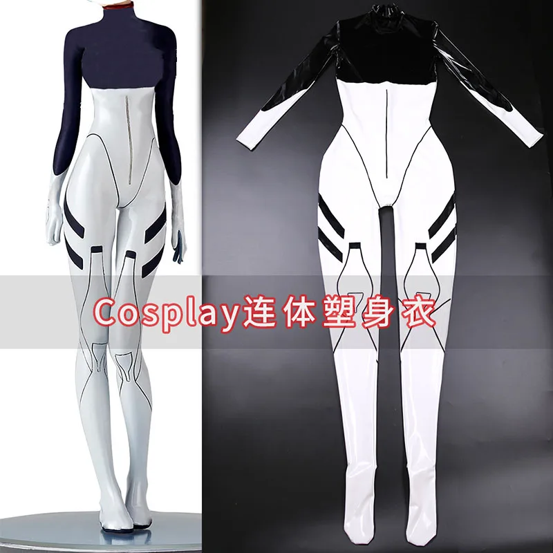 Sexy Faux Latex Leather Cosplay Jumpsuits Women Comic Catsuit Nightclub Party Costume Ladies PVC Halloween Clothing Custom view 3