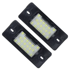 LED CANBUS Number License Plate Lights For VW Volkswagen Touareg (with space-saving spare wheel) Tiguan VW Golf 5 5D Touring 12V