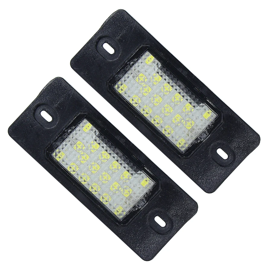 Oświetlenie tablicy rejestracyjnej LED CANBUS do VW Volkswagen Touareg (z oszczędzającym miejsce kołem zapasowym) Tiguan VW Golf 5 5D Touring 12V