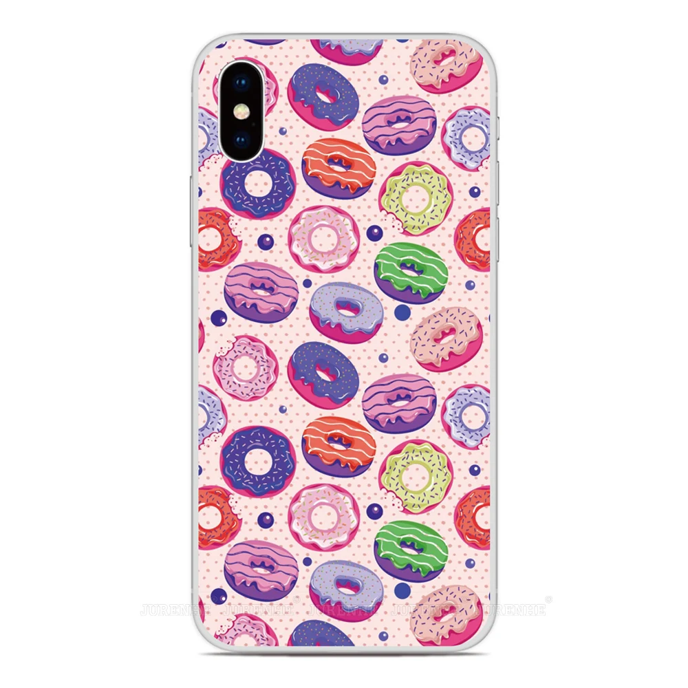 Chocolate Donut Cover For Sony Xperia 5 1 II III 10 IV XZ5 XZ4 XZ3 XZ2 Compact XA1 Plus XA2 XA3 Ultra L4 L3 20 E5 Phone Case