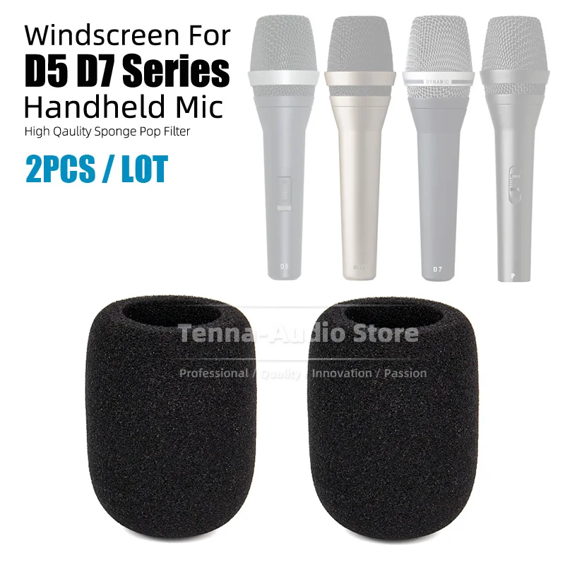 Windshield Microphone Cover Sponge Windproof Mic Foam Shield For AKG D5 D7 P3 P5 D P 3 5 7 S CS Mike Pop Filter Windscreen