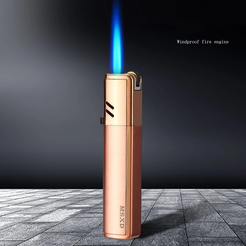 Gas Lighters Cigarette Jet Turbo Lighter Fixed Flame Metal Flint 1300C Gadgets for Men Smoking Accessories