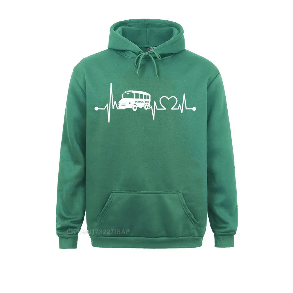 School Bus Driver Heartbeat Funny Cool Loves Gift Coupons Vintage Sweatshirts April FOOL DAY Hoodies For Women Clothes Classic