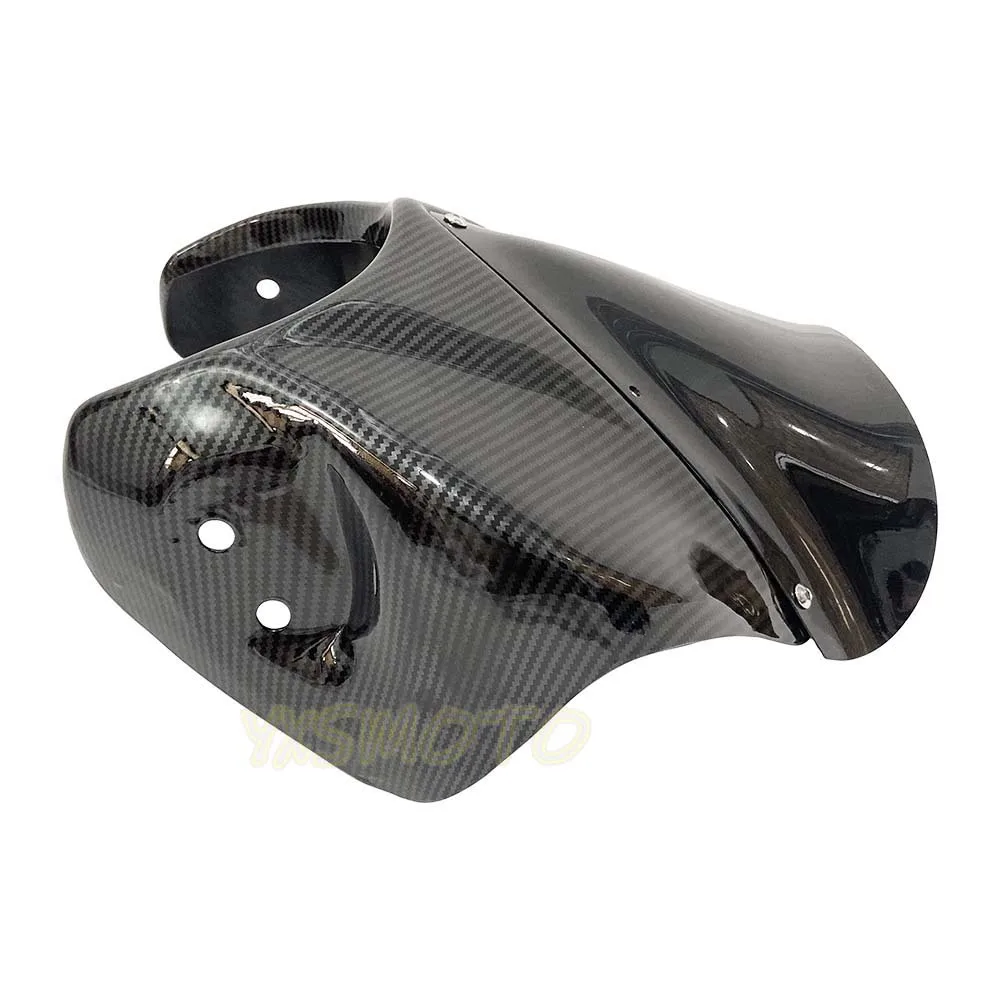 For Honda CB400 XJR400 ZRX400 CB1300 VTEC modified hood shroud Headlight cover windshield imitation carbon fiber