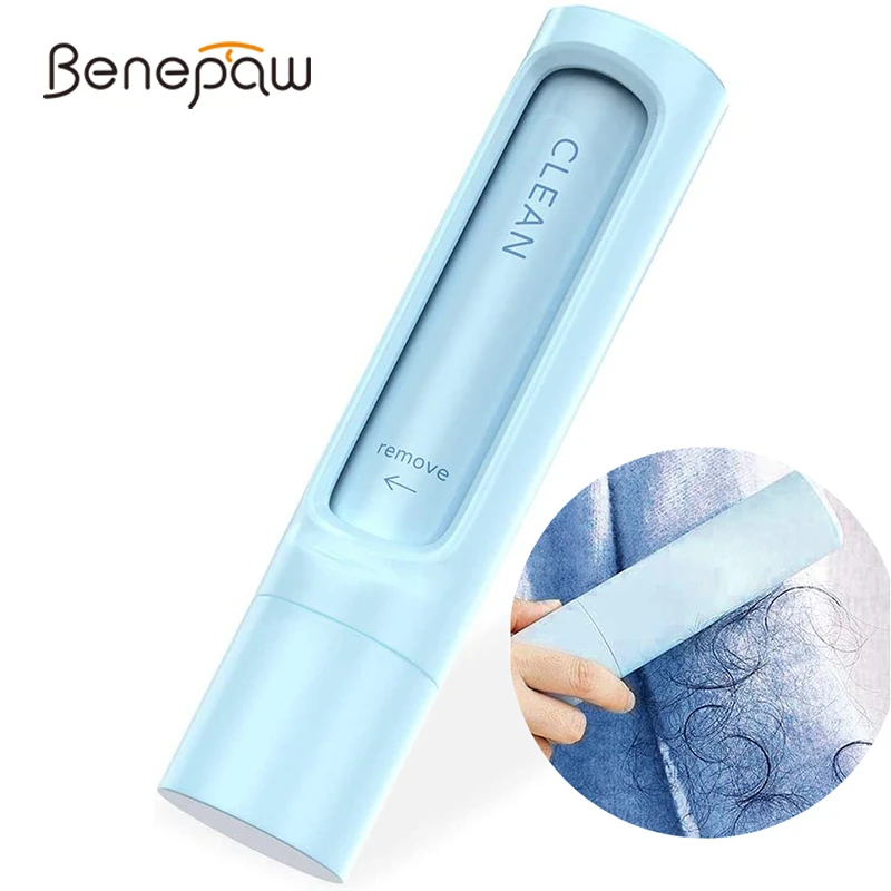 Benepaw Efficient Self Cleaning Dog Pet Hair Remover Portable Reusable Lint Brush Cleaner Remove Pet Fur Fluff Fuzz Human Hair