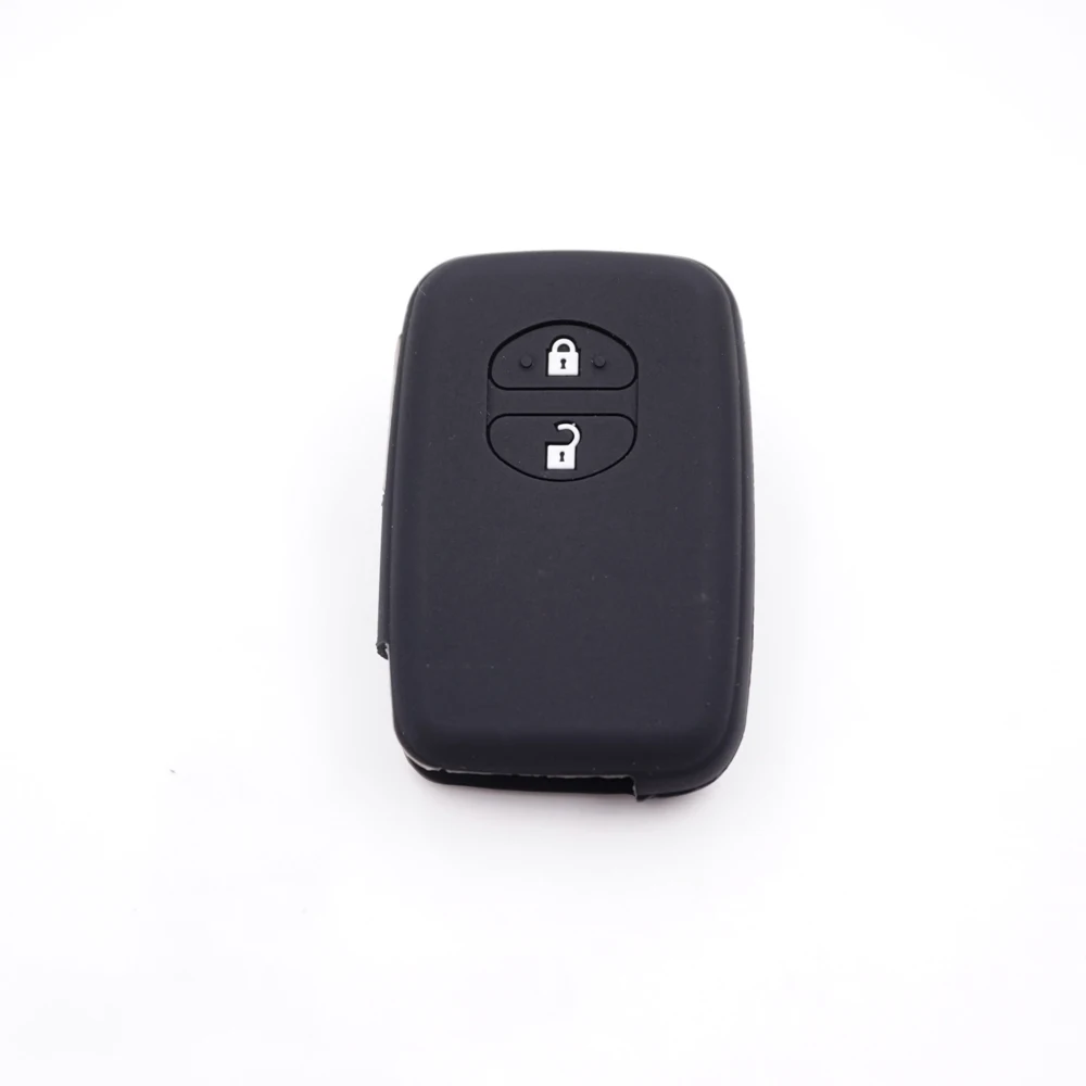 Xinyuexin 2 Button Remote Smart Car Key Silicone Case for Toyota 4 Runner Venza Land Cruiser Camry Avalon Shell Cover Protector