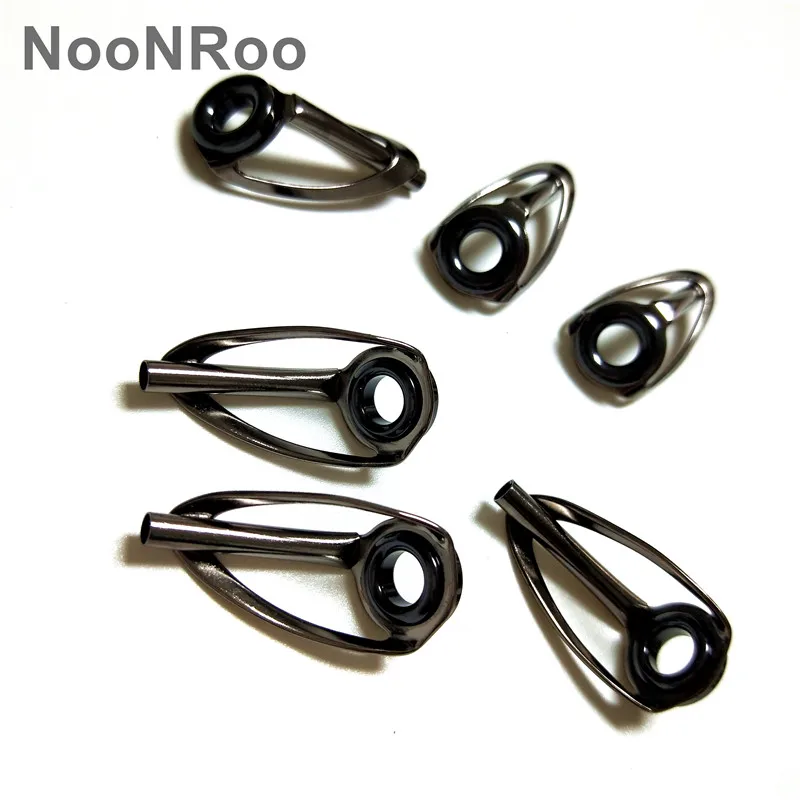 NooNRoo-U Tip Top and Bottom Fishing and Trolling Rod Tip Top , Up to 50LB Class Repair Guide3PCs/Bag