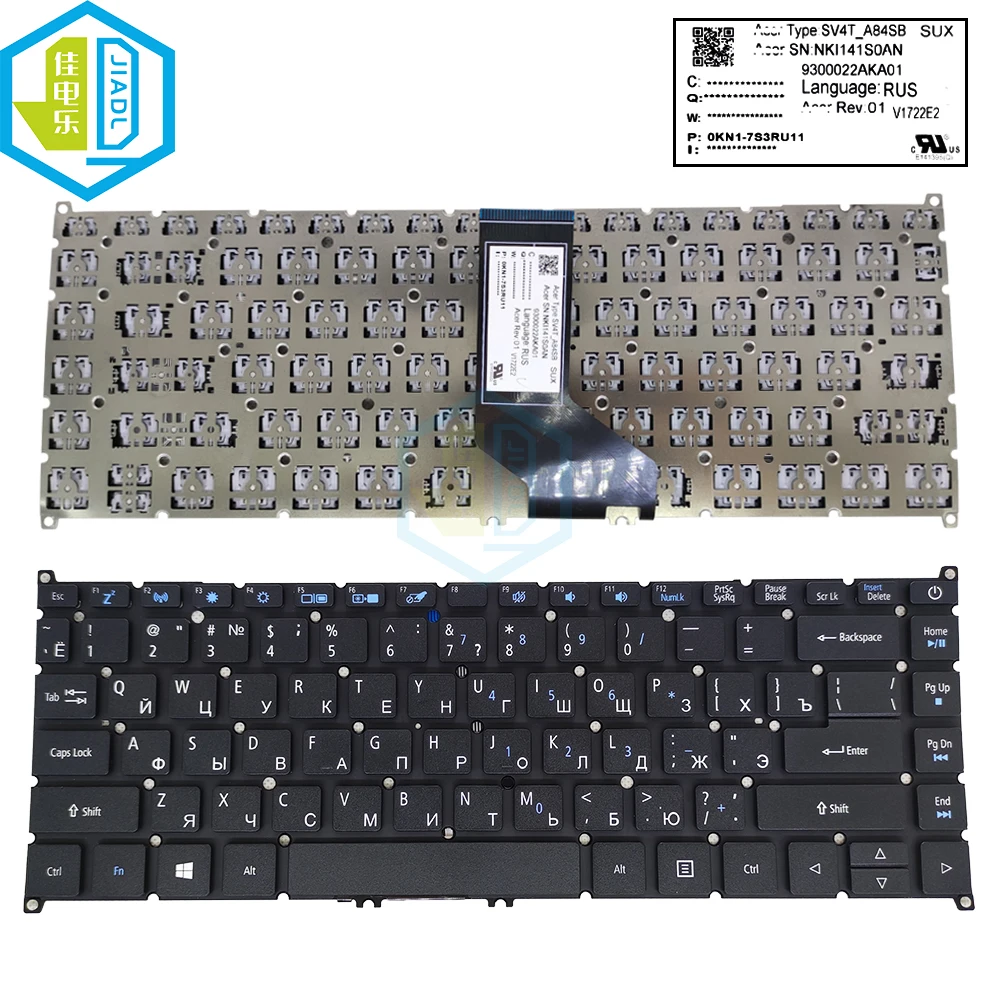 RUS RU Russian Laptop Keyboard For Acer Aspire 3 A314-33 A314-41 A514-51G A514-51KG TMP40-51 SV4T-A84SB Replacement Keyboards