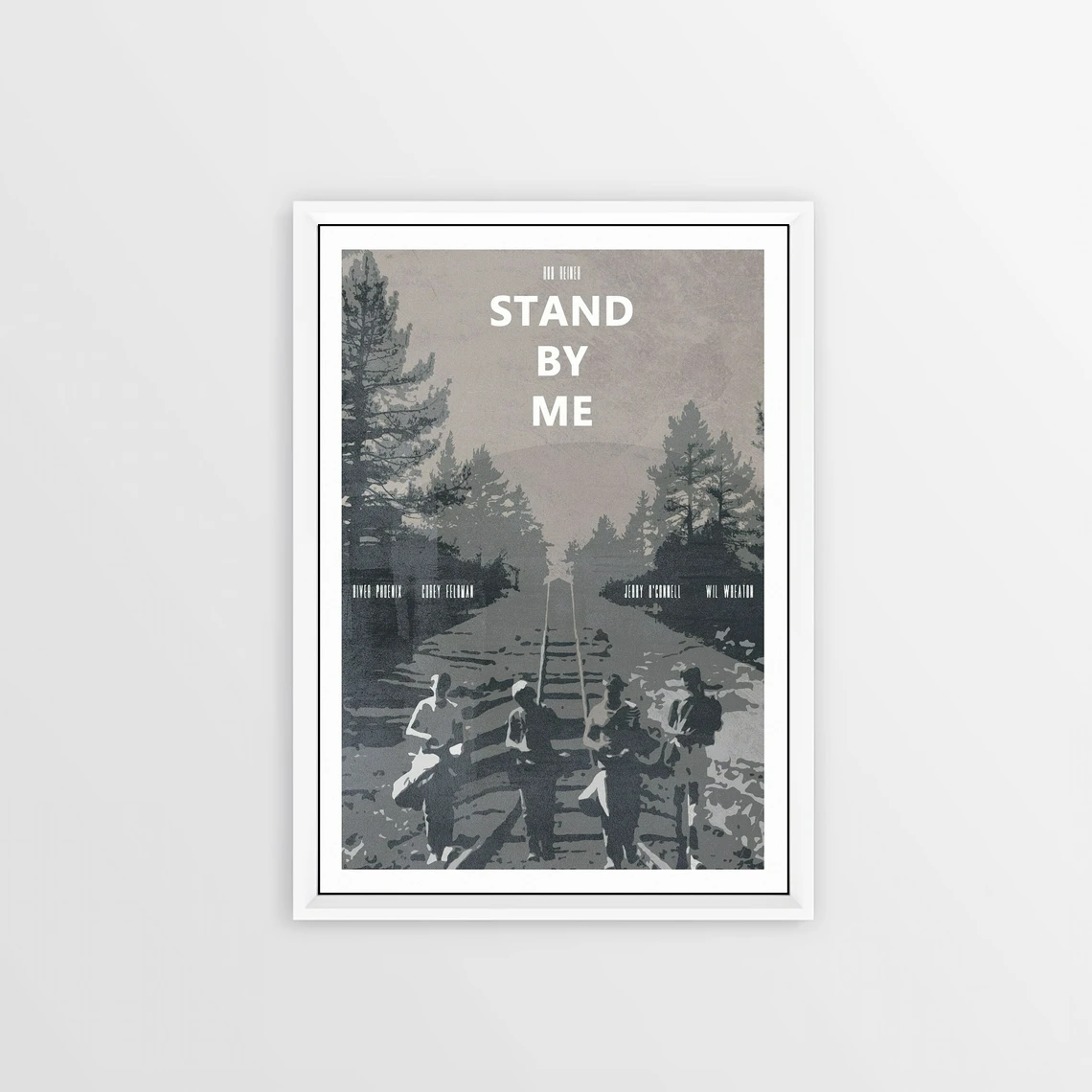 ستاند باي مي ملصق الفيلم ديكور المنزل طلاء جدران (بدون إطار)