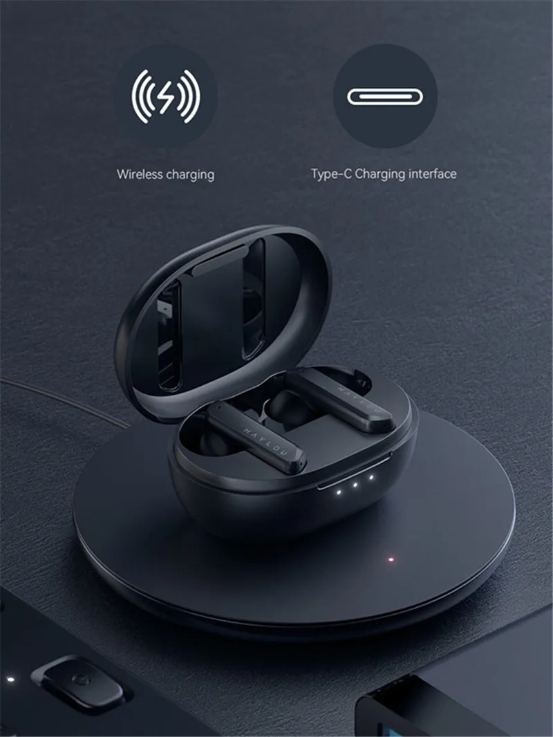 HAYLOU X1 / W1 Bluetooth 5.2 35dB Kép Loại Bỏ Tiếng Ồn Tai Nghe 6-Mic HD Gọi Màn Hình Hiển Thị Công Suất Chống Thấm Nước tai Nghe