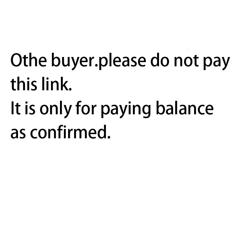 

pay as confirmed, other buyer do not pay