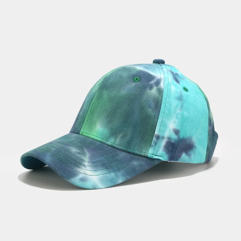 Tie-Dye Baseball Cap Spring Men Women Lovers Colorful  Hat Gorras Snapback Caps Casual Summer Sun Visor Beach Hat Sports Cap