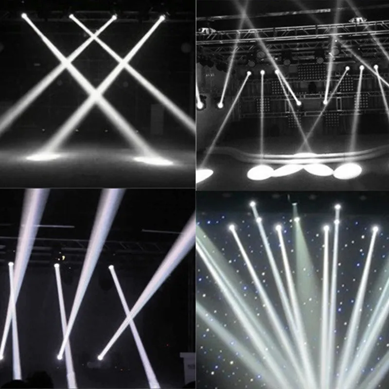 Cool 5W White LED Beam Pinspot Light High Brightness Lamp Spotlight Mirror Ball DJ Disco Effect Stage Lights Home Party