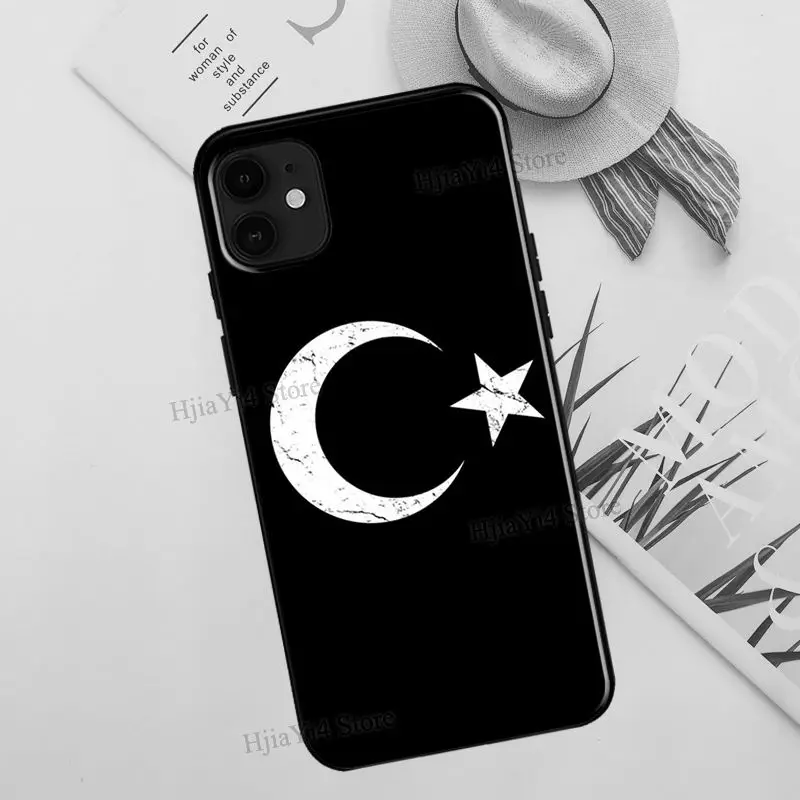 Turkey Turkish Flag TPU Case For iPhone 13 11 14 12 Pro Max mini XR X XS Max 6S 7 8 Plus SE 2020 Cover Funda