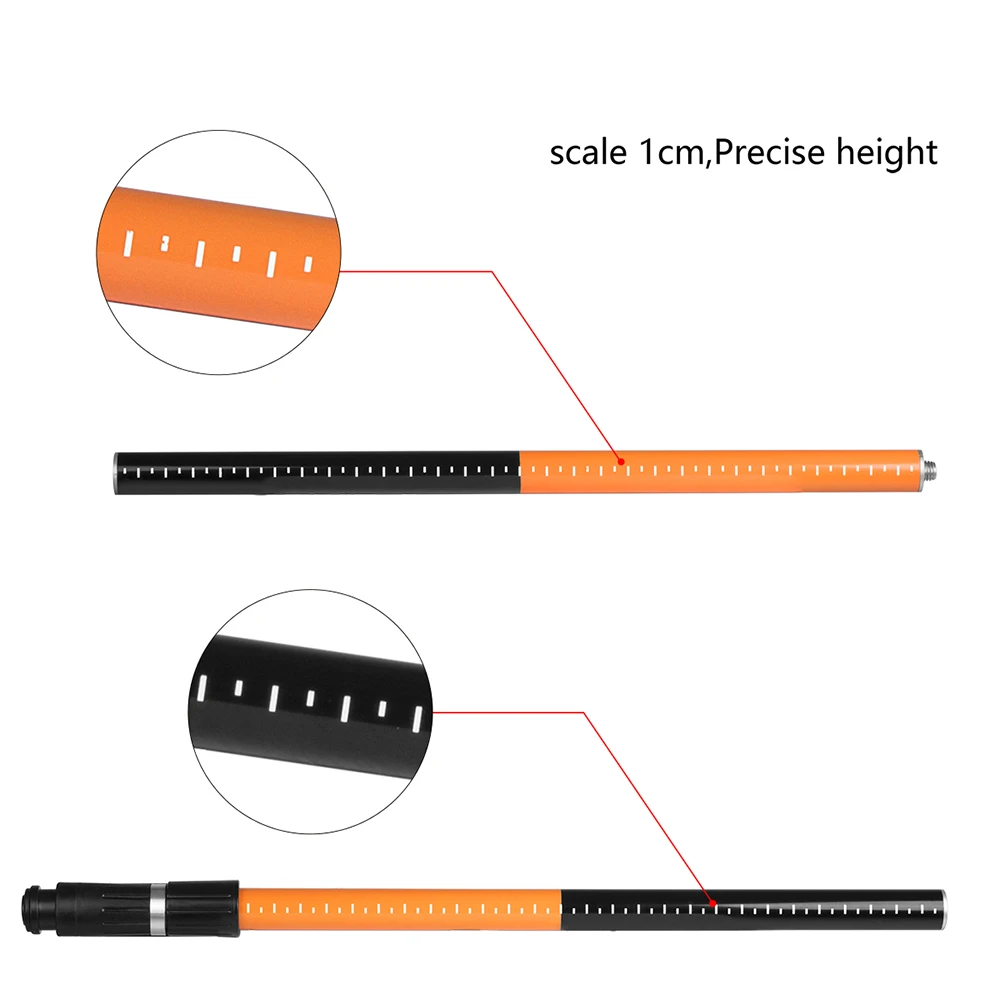FIRECORE 3.36M Laser Level Extend Bracket  Telescopic Rod 5/8 and 1/4 Interface Elongation Support Stand(FLP370A)