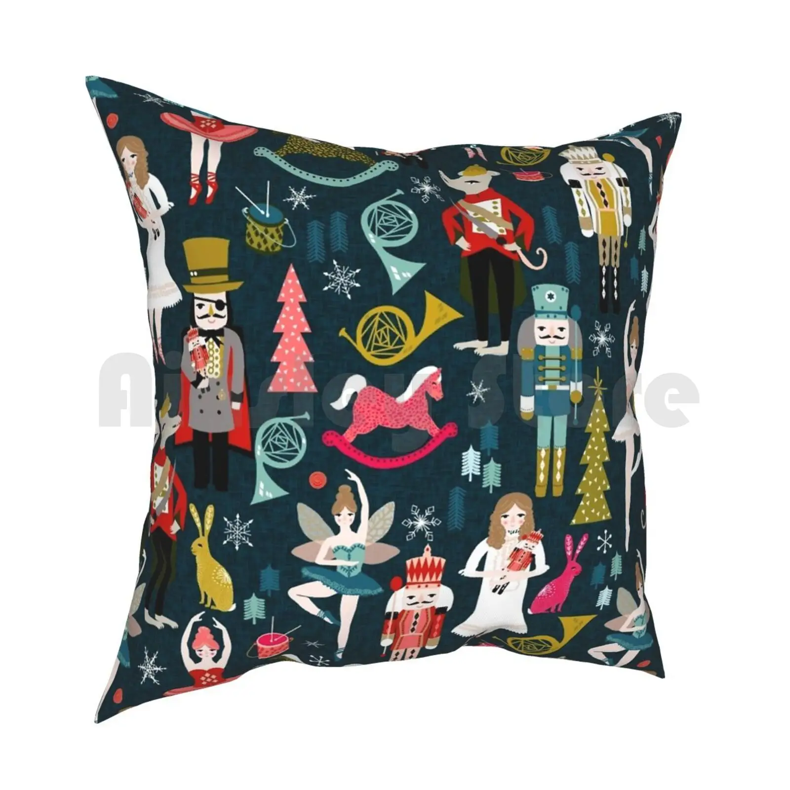 Nutcracker Ballet By Andrea Lauren Pillow Case Printed Home Soft DIY Pillow cover Tchaikovsky Ballet Dance Dancer Dancing