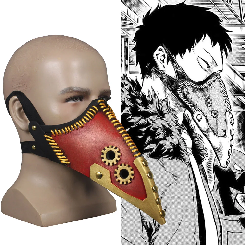 Overhaul Kai Chisaki disfraz de Cosplay, peluca, máscaras, abrigo de Anime, accesorios, trajes