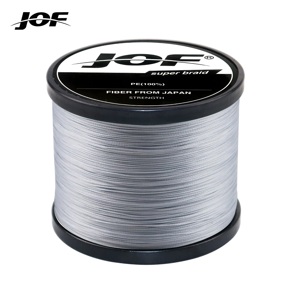 

JOF New 4 Strands Fishing Line 300M 500M 1000M Japanese Multifilament 100% PE Durable Wire Carp Super Strong Woven Thread Tackle