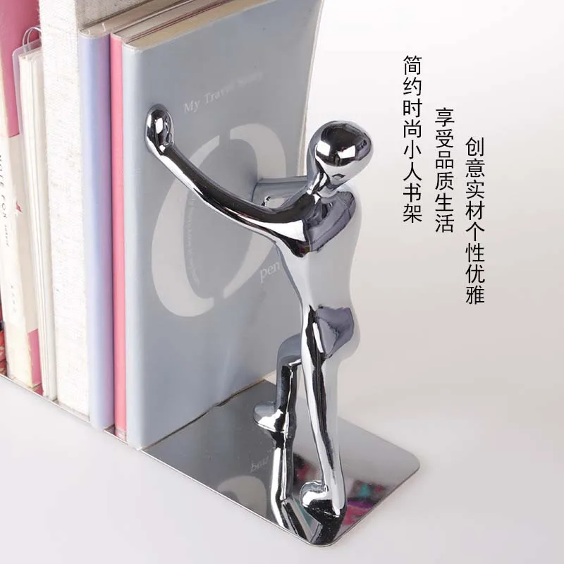 Metal Bookstand Simple Bookstand Desktop Storage Thickened Bookback Bookcase Book Holder Bookends Book Stand Book Ends Bookend