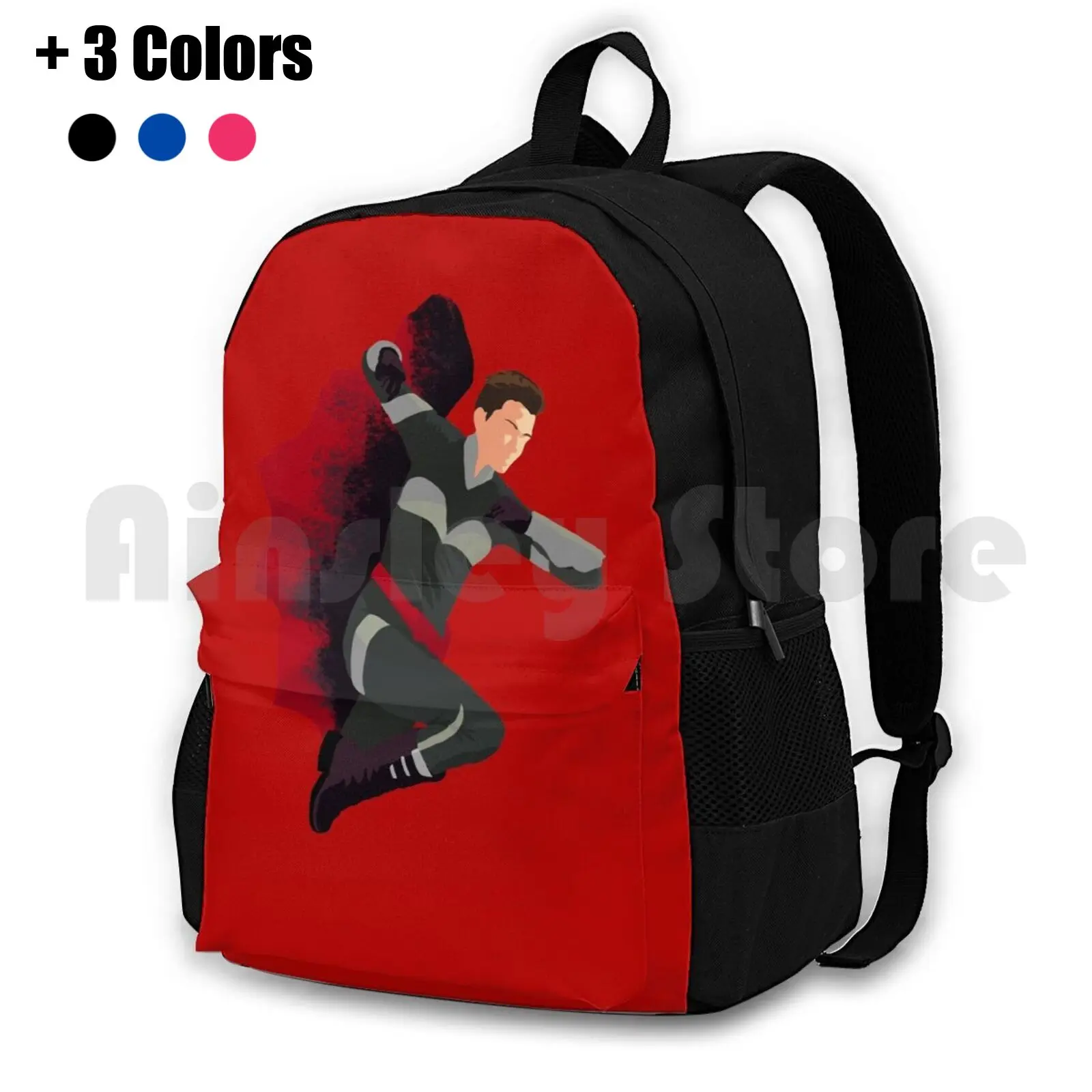 Hero 5 Outdoor Hiking Backpack Waterproof Camping Travel Hero Heroes Arrow Oliverqueen Flash Barryallen Karadanvers